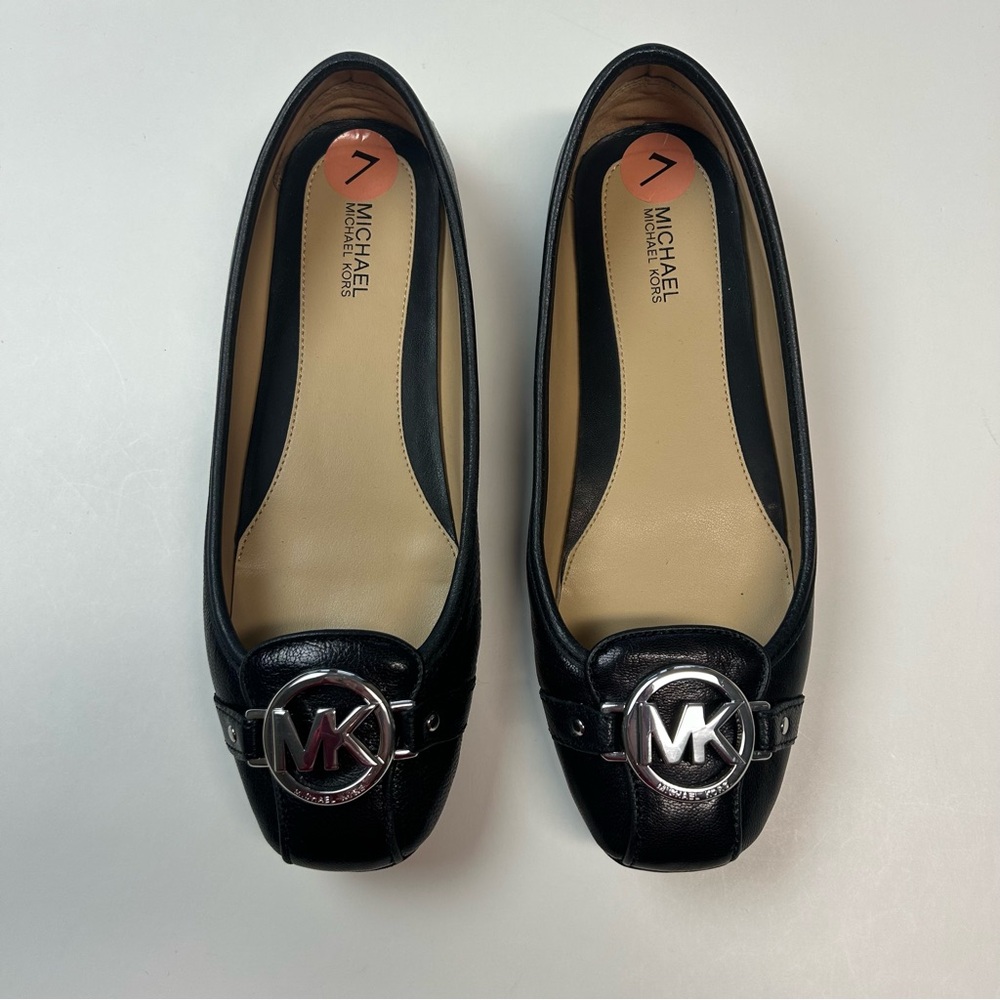 Michael Kors Women’s Fulton Moc Flats Size 7 Black